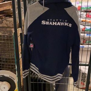 Brand. New Seattle Seahawks Stitched Lettering Hoodie